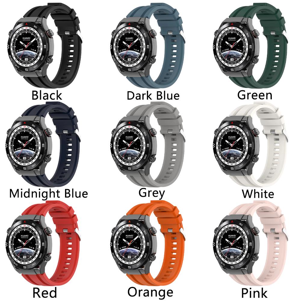 22 мм силиконовый ремешок для Huawei Watch GT 5/4 Pro mm/Ultimate/Buds/GT 3 2 PRO 46 мм ремень браслет для Samsung Galaxy Watch 3 45 мм/Gear S3 ремешок