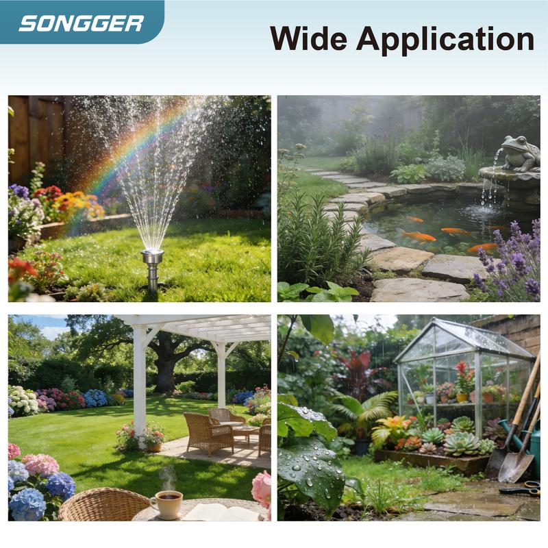 Universal Water Hose Pressure Gauge Drip Irrigation and Home Plumbing PSI Bar Dial Meter for Garden Sprinkler Systems Testing