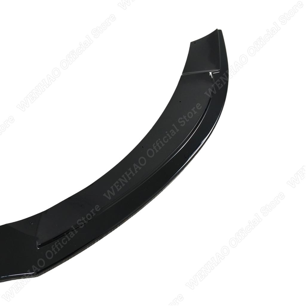 BKS2 Front Bumper Splitter Lip Spoiler Diffuser Guard Body Kit Cover For Mercedes Benz CLA Class C117 CLA200 260 CLA45 AMG 2013-2015