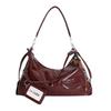 Shiny Minimalist Retro Crossbody Shoulder Bag for Women - Soft Texture, Versatile, Ideal for Outings and Commuting