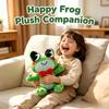 Ribbit Frog Plush Doll Cute Cartoon Green Frog Plushie Soft Stuffed Animal Toy Kawaii Desk Decor Collectible Gift For Fans Kids