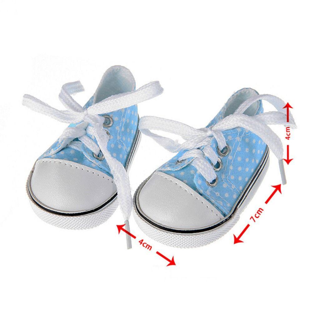 Lace-up BJD Doll Shoes Mini Doll Sneakers Doll Accessories Mini Casual Shoes  Children Toy