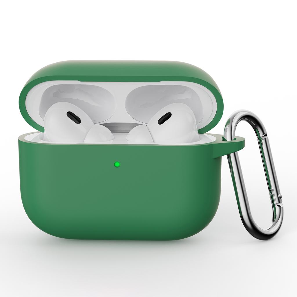 For AirPods Pro 3 Silicone Case Earphone Protective Cover with Carabiner