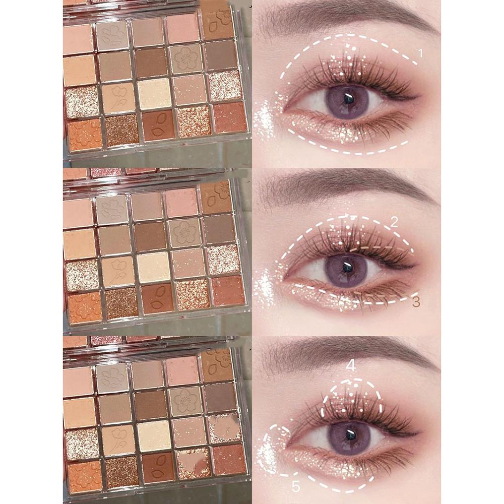 20 цветов, блестящая палитра теней для век, водостойкий макияж, крем-тени для век, блестящие пигменты для глаз, косметические инструменты