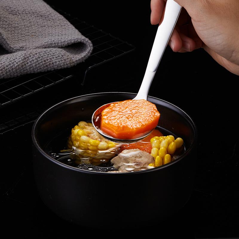 Набор столовых приборов из нержавеющей стали 316: Суповая ложка, Фруктовая вилка, Половник, Скребок для западной кухни