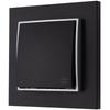 Cross Switch with Frame Karlik Mini, Matt Black/silver