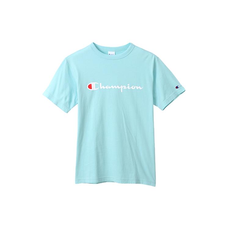 Champion T Shirt Japan Version Unisex Lake Blue C3-P302-685