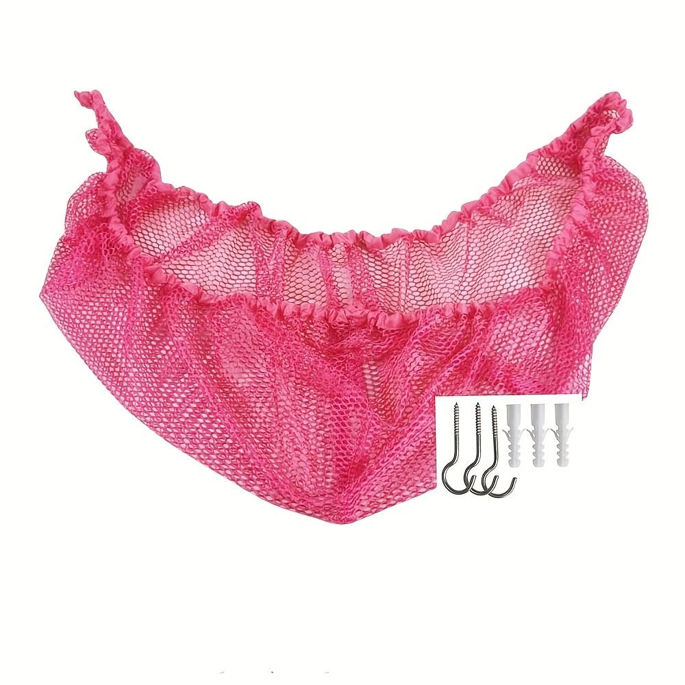 Просторный гамак для мягких игрушек - Угловая сетка для хранения плюшевых животных (Доступно в 4 цветах) - Прочный подвесной органайзер