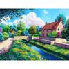 New DIY 5D Diamond Painting Scenic Lake Diamond Embroidery Scenery Cross Stitch Full Round Drill Mosaic Home Decor Gift