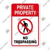 Putuo Decor No Trespassing Tin Signs Warning Plaque Metal Video Surveillance Wall Art Poster Plate Yard Iron Painting Stickers