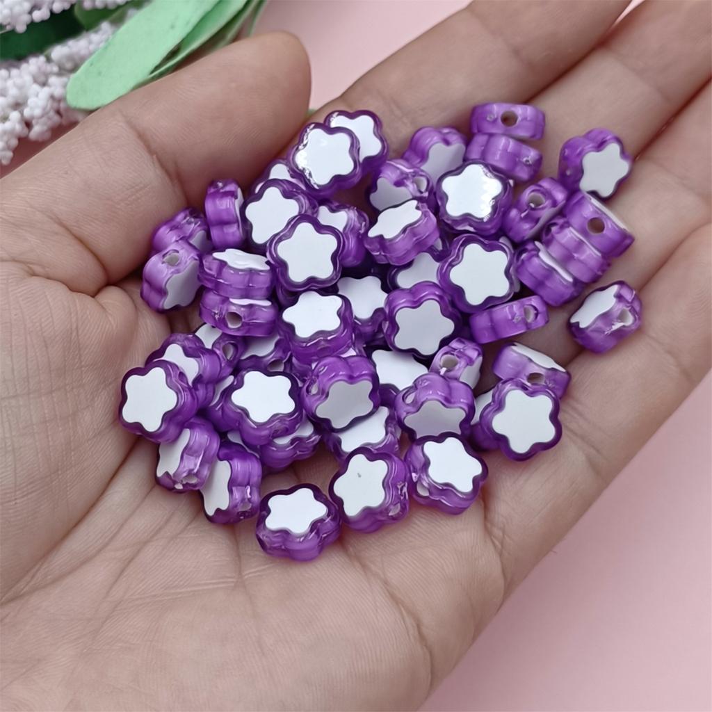 150 шт. ювелирные изделия 10 мм для изготовления ювелирных изделий DIY глиняные бусины ручной работы в форме цветка бусины-разделители акриловые бусины