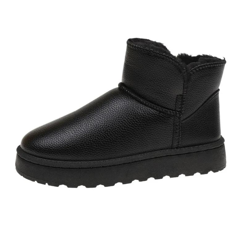 Мода Большие размеры женские сапоги зимние сапоги женские 2024 новые модные зимние низкие теплые женские хлопковые туфли женские короткие сапоги женские