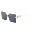 Large Frame Sunglasses, Personalized Square Multi-Color Colorful Glasses Sunglasses For Women