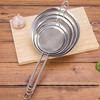 Flour Sifter Stainless Steel Strainer Kitchen Tools Colanders 1PC High Quality DIY Oil Strainer 8Sizes Wire Fine Mesh Sieve  Unique