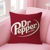 Вишневый Напиток D-Dr-P-Pepper Наволочка Натуральная Льняная Наволочка Двусторонняя Печать Декоративная Наволочка для Дивана Домашний Декор Подарок