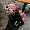 Блестящий персонализированный именной чехол для OPPO Reno 8 7 6 5 4 Lite 2Z 4Z 5Z 8T 10 OPPO Find X5 X6 Pro X2 Lite X3 Neo Cover