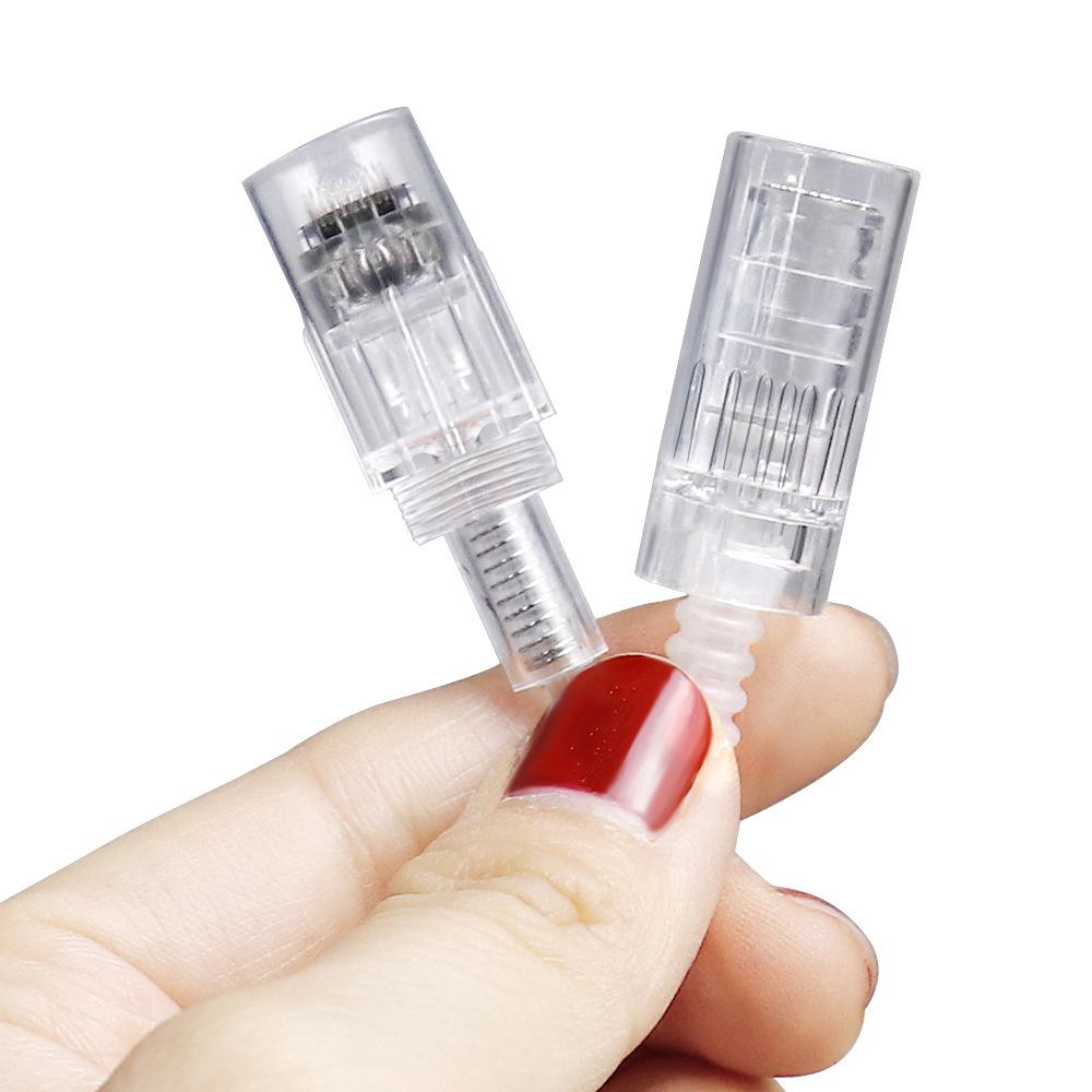 Rechargeable Rose Electric Microneedle Pen for Skin Rejuvenation and Hyaluronic Acid Treatment.