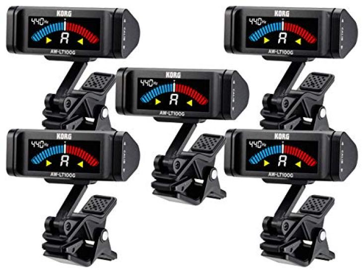 KORG Tuners for Guitar of - AW-LT100G Clip-on (Set 5)