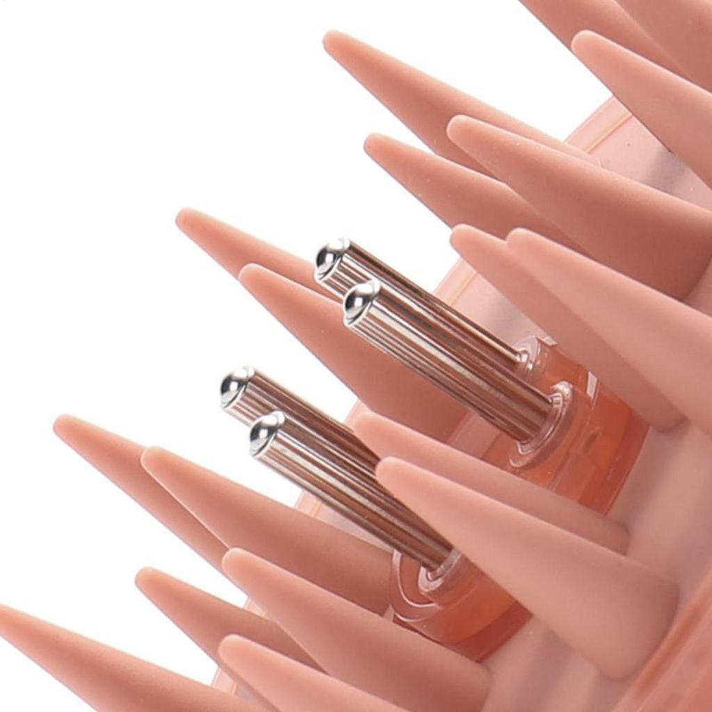 Аппликатор для масла для кожи головы Многофункциональный силиконовый аппликатор для кожи головы Массажная щетка для ухода за головой Уход за волосами Эссенциальное масло Жидкий направляющий гребень