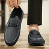 Fashion Fashion Men Casual Shoes Breathable Comfort Slip-on Men Walking Shoes Genuine Leather Men Loafers All-match Lazy Shoes Moccasins