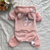 Dog Clothes Autumn and Winter Small and Medium Dog Double Sided Flannel Teddy Pomeranian VIP Piece Pet Clothing