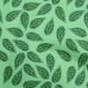 Georgette Viscose Light Mint Green Fabric Leaves Sewing Material Print Fabric By The Yard 42 Inch