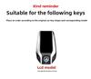 Zinc Alloy Car LED Display Key Case Cover Shell For BMW 5 6 7 Series X3 X4 X5 X7 G30 G31 G11 G12 G01 GT G32 i8 Keyless Accessory VZ9