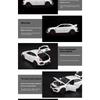 1/32 Honda CIVIC TYPE R Модель автомобиля Сплав Литье под давлением Детская игрушечная машинка с подставкой Коллекция Подарок мальчику на день рождения