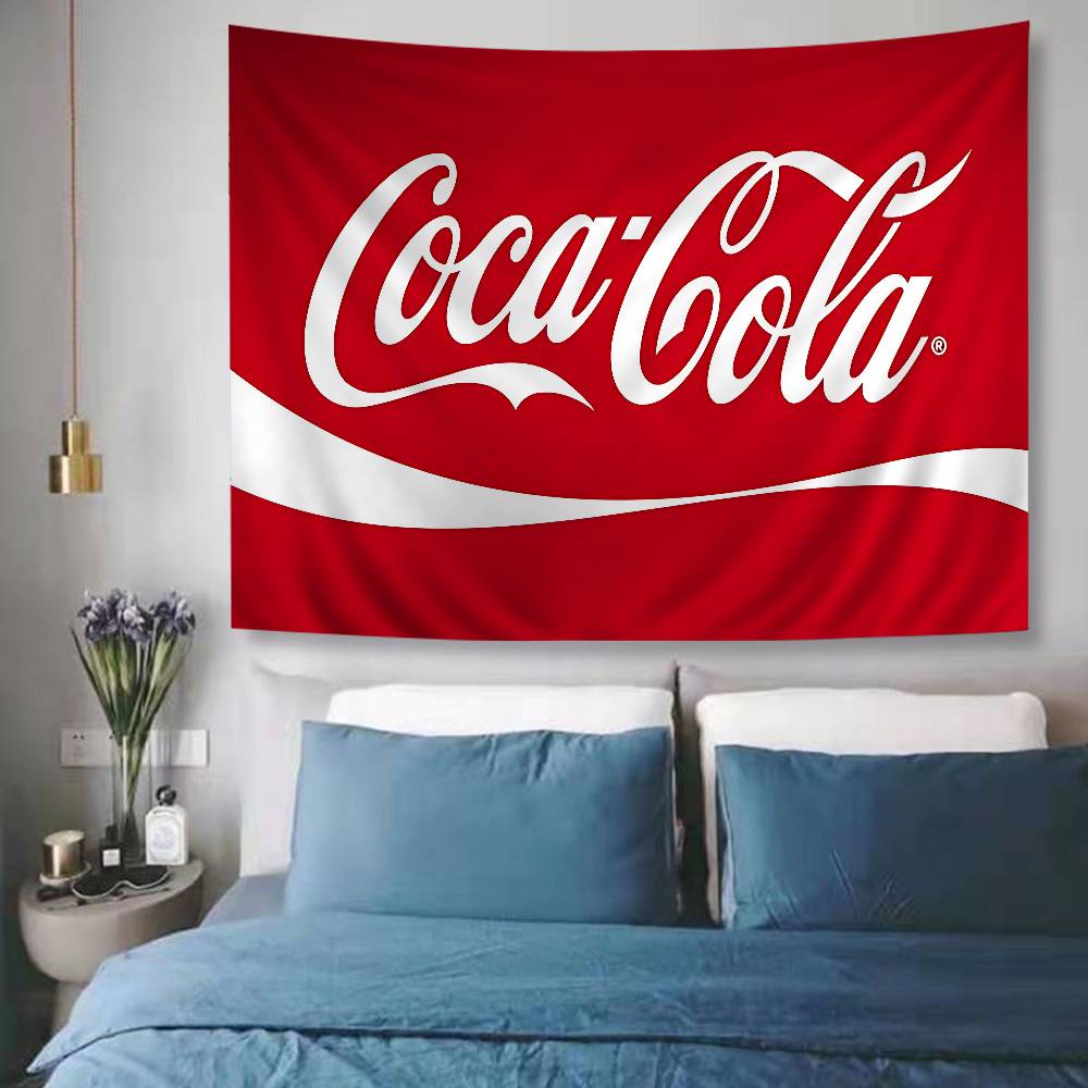 CCoca CCola Напечатанный Большой Настенный Гобелен Дешевый Хиппи Настенный Подвес Бохо Настенные Гобелены Мандала INS Домашний Декор