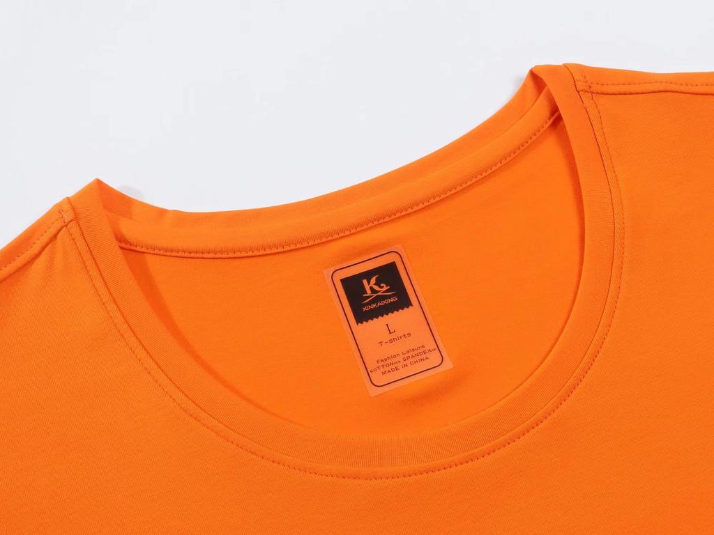 Zirunking Новинка, топы из 95% хлопка, 5% спандекса, летняя футболка для мужчин, 2023, с круглым вырезом и короткими рукавами, повседневная модная мужская одежда LAIK