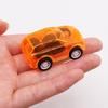 Toy Car Candy Color Transparent Plastic Cute Mini Pull Back Car Model for Children Kids