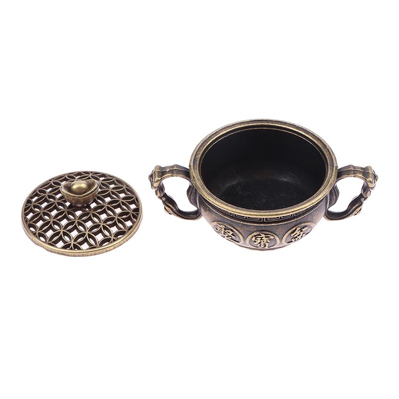 Buddhist Utensils Incense Burner Incense Censer Alloy Sandalwood House Furnishings Home Office Decoration