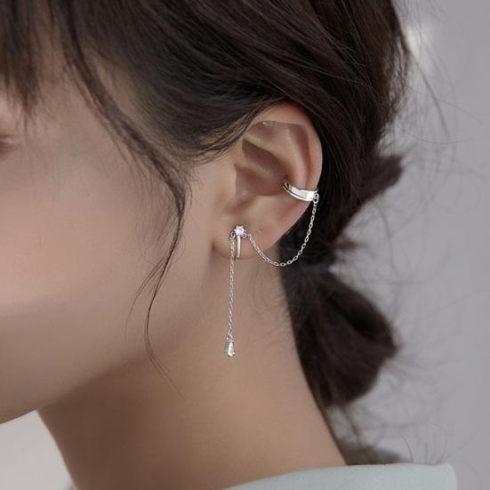 Стильные женские серьги Блестящие женские аксессуары Украшение для ушей