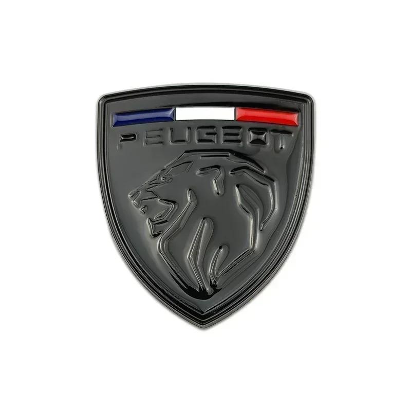 Car Body Fender Side Metal Emblem Rear Trunk Badge Sticker for Peugeot 406 405 205 3008 206 5008 308 208 408 508 407 107 307