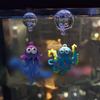 Aquarium Ornament, 2 Pcs Fish Tank Decorations Floating Decor Octopus with Floating Device,Cute Fish Tank Accessories for All Kinds of Simulated