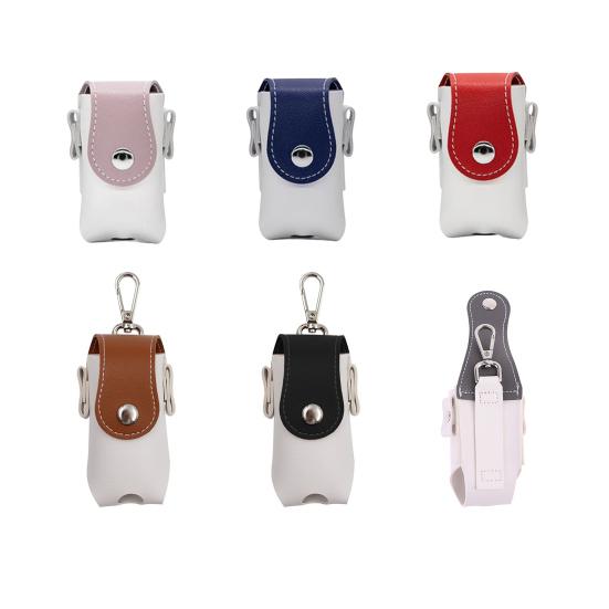 2 шт. сумки для мячей для гольфа, искусственная кожа, защитный чехол для мячей для гольфа, подвесная мини-сумка на талию для мячей для гольфа и тройников