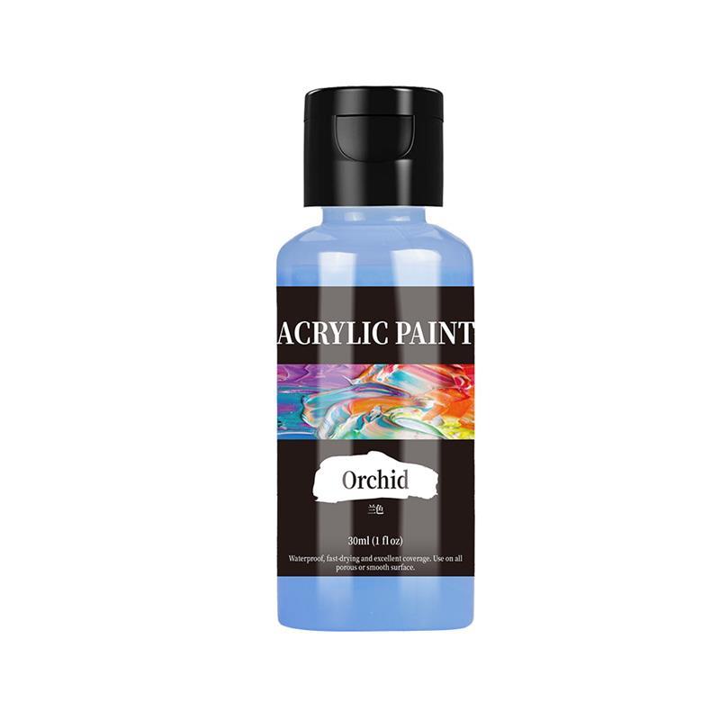 Высококачественная акриловая краска 30 мл/бутылка, цвета, краситель, краска для ткани, одежды, покраска кожи, пигментное граффити своими руками