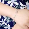 High -Quality 925 Sterling Silver Jewelry Fashion Fresh Beauty Smooth Small Round Female Popular Bracelet Sb56