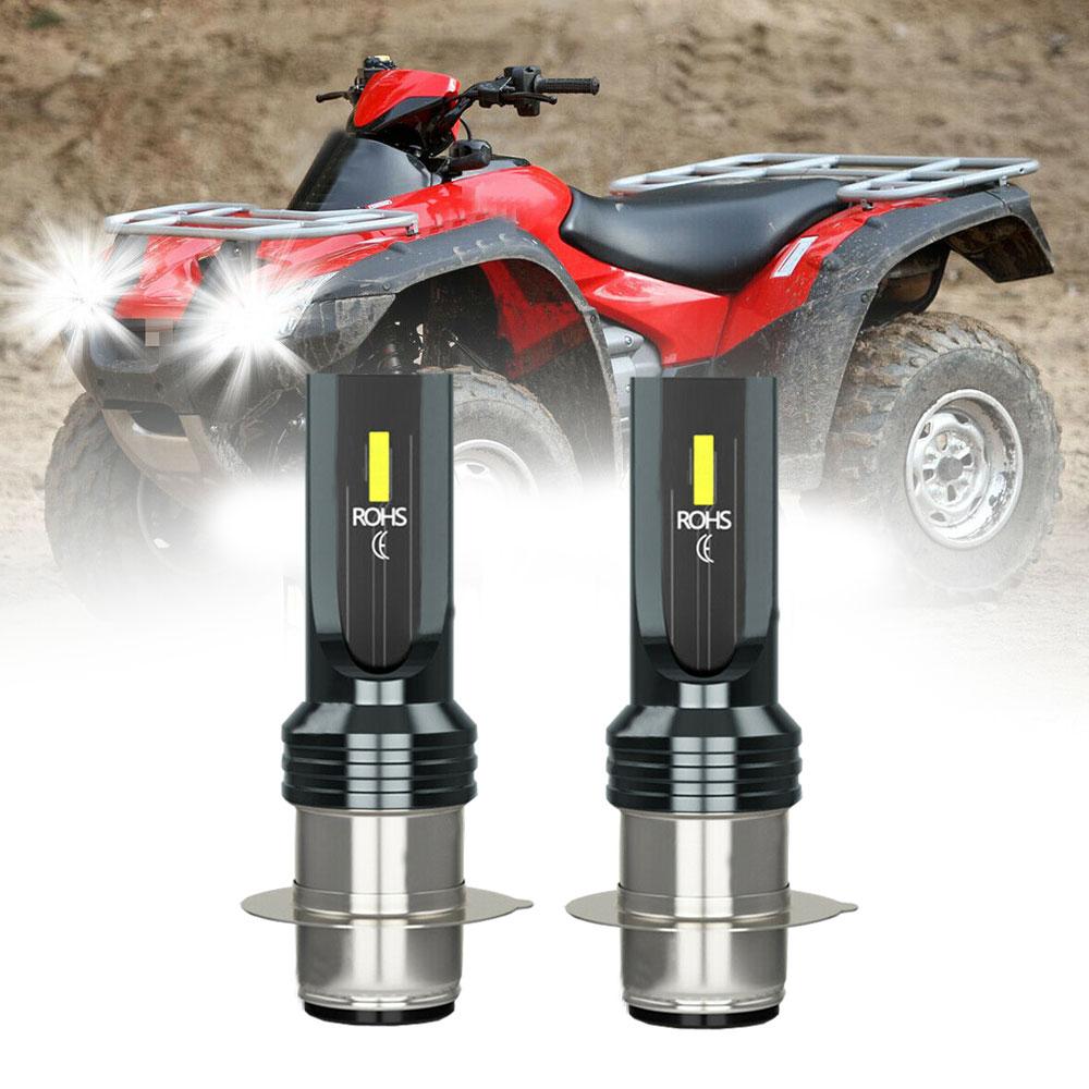 Комплект из 2 светодиодных лампочек белого цвета 6000K H6 H6M, профессиональные внешние детали, автомобильные аксессуары для Yamaha Banshee 350 1987-2006
