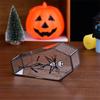 Gothic Black Glass Jewelry Box Coffin Trinket Holder Small Display Case Gift Boxes Decorative Storage Box Halloween Candy Box