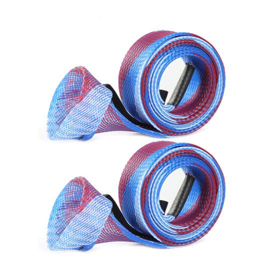 2 шт., 3 см x 170 см, рукав для удочки со шнурком, эластичная дышащая сетка из ПЭТ, легкая складная защита для удочки, аксессуары для рыбалки