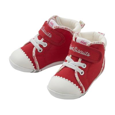 HOT First Baby Shoes Boys Girls Kids Clothing Red 13cm [MIKIHOUSE BISCUITS] Детская 73-9304-499