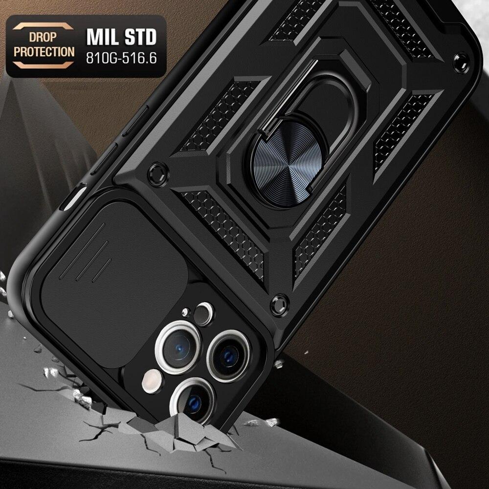 KEYSION Противоударный чехол для iPhone 12 Pro Max 11 X XS XR, защитный чехол для камеры с push-pull, чехол для телефона iPhone SE 2020 8 7 6s Plus