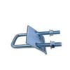 Galvanized C-Shaped Toothed Beam Clamp with U-Shaped Fastener for Earthquake-Resistant Brackets
