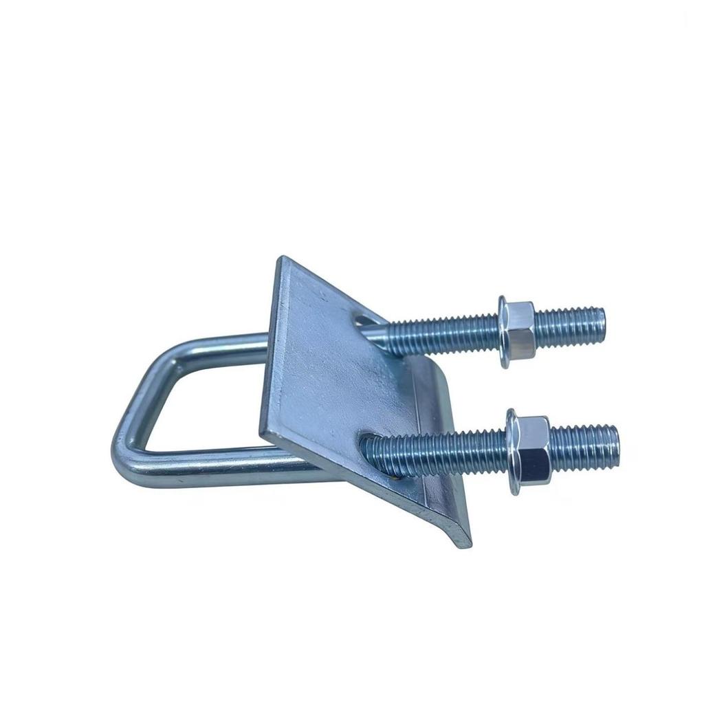 Galvanized C-Shaped Toothed Beam Clamp with U-Shaped Fastener for Earthquake-Resistant Brackets