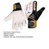 1 Pair Professional Soccer Goalie Gloves with Double Protection Non-Slip Wear-resistant Rubber Football Gloves Goalkeeper Gloves Sports Protective