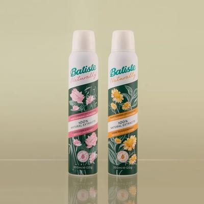 Сухой шампунь Batiste Naturally 200 мл, набор из 2 штук (Бамбук/Зеленый чай)