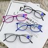 Anti-blue Light Full Frame Black Reading Glasses for Men and Women