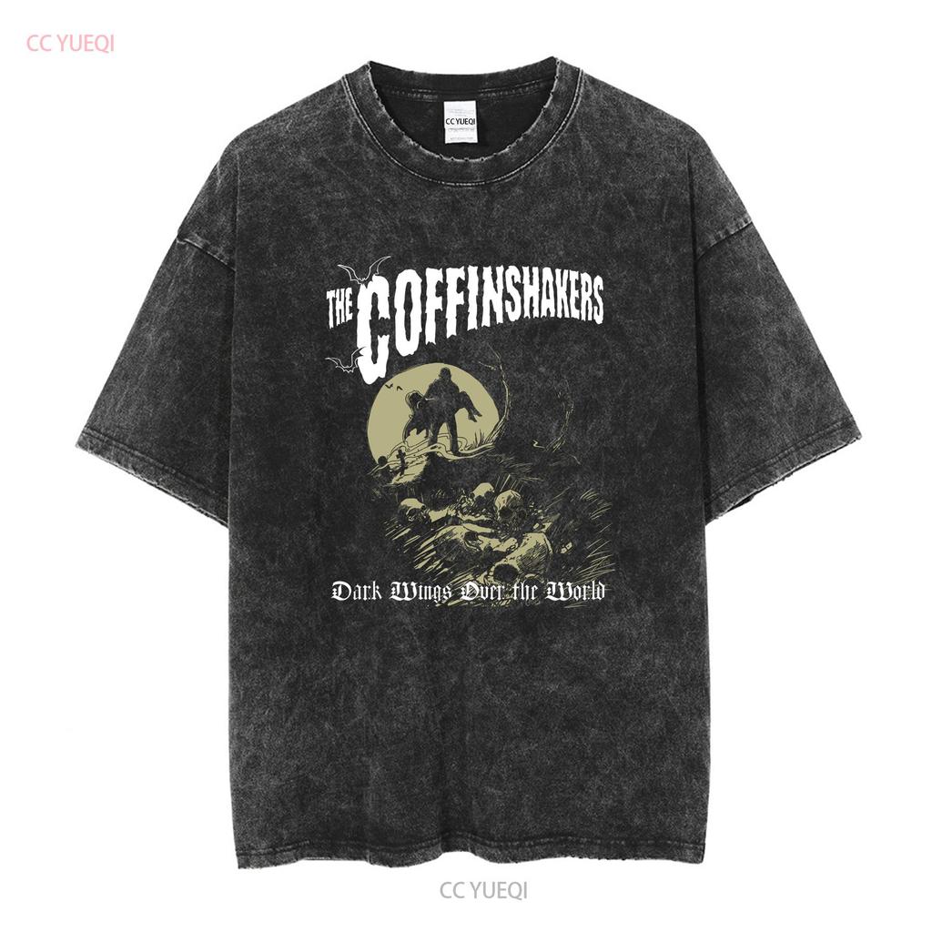 The Coffinshakers Dark Wings V2 Постер группы обложка альбома Футболка все размеры S 5XL винтажный стираный стильный мужская мода Растянутый