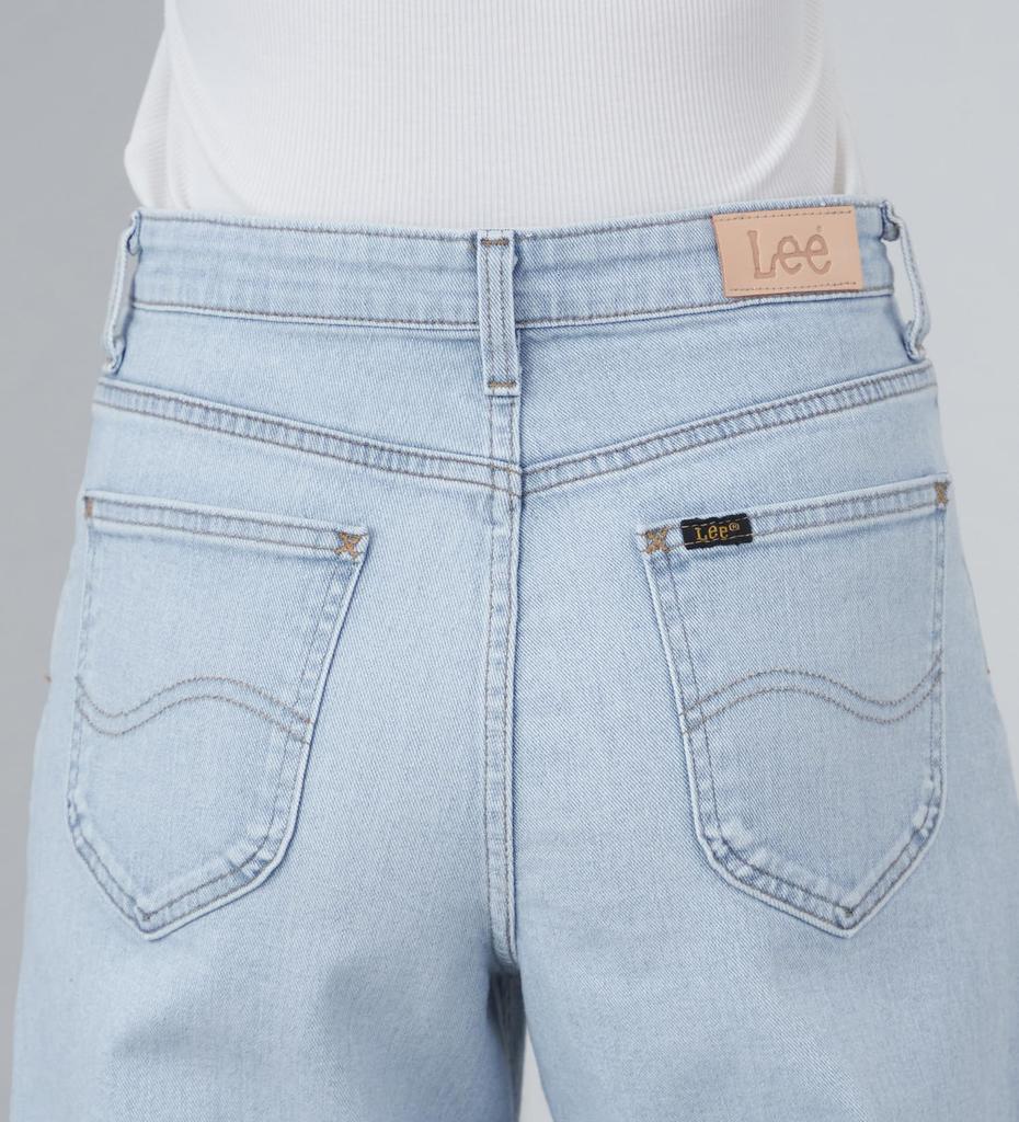 Lee STANDARD WARDROBE джинсы широкие весна/лето женские светло-синие